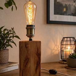 Radica – Lampada Artigianale in Legno di Faggio