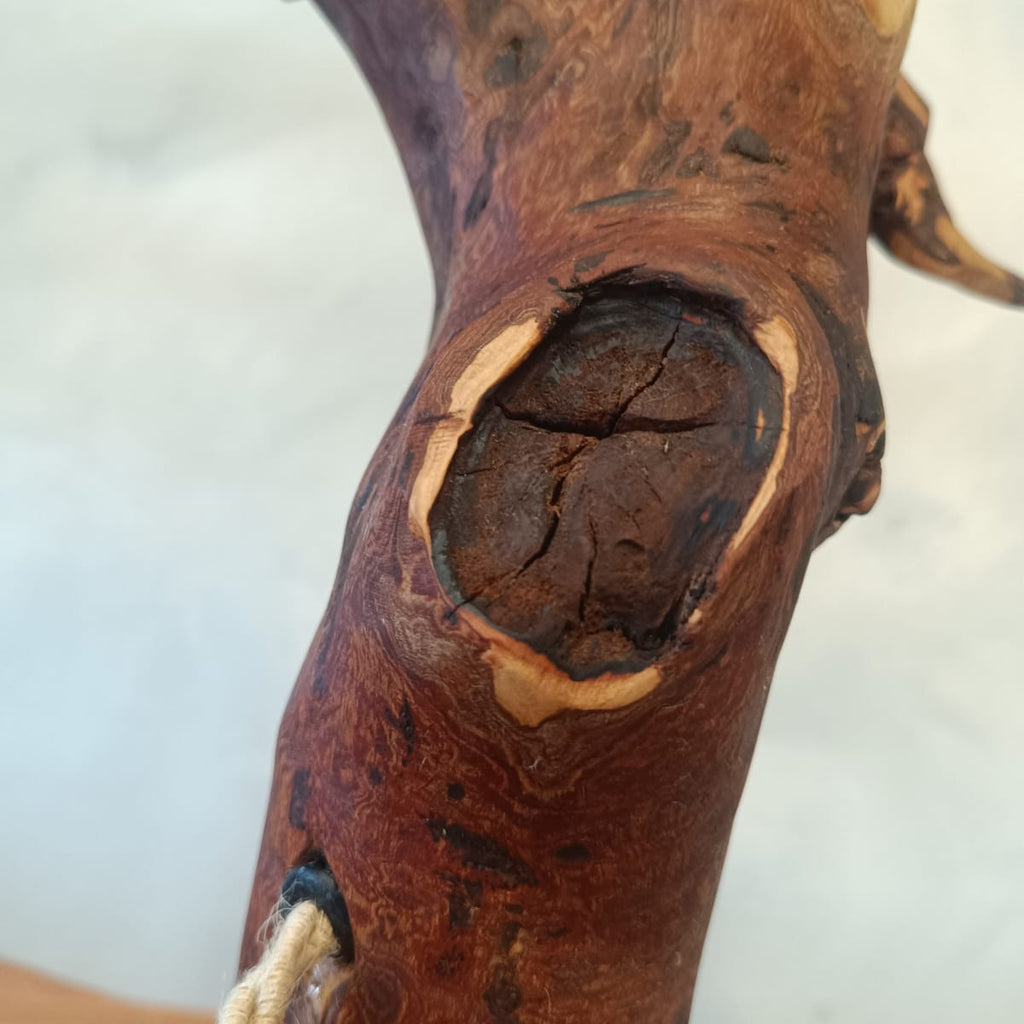 Totem - Lampada in Legno di Pero – Pezzo Unico Artigianale Made in Italy