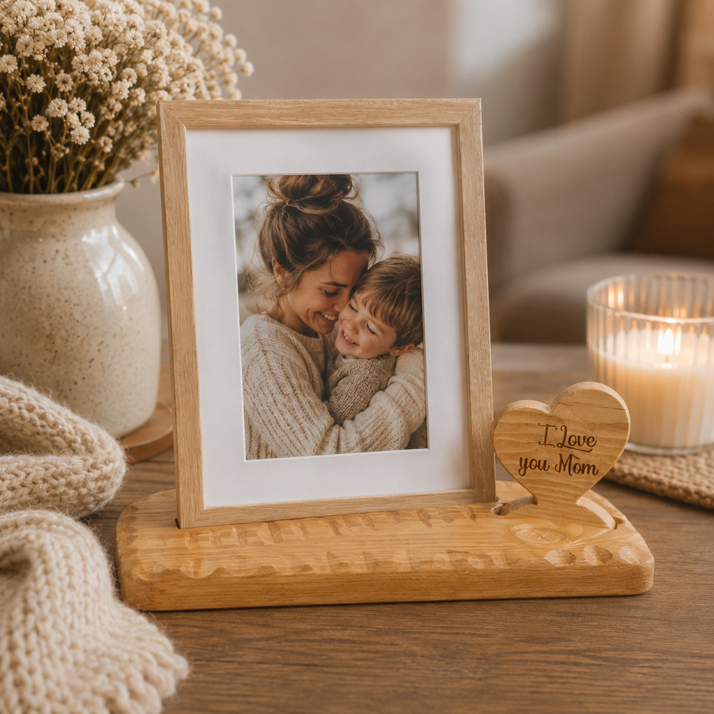 Portafoto Cuore Inciso